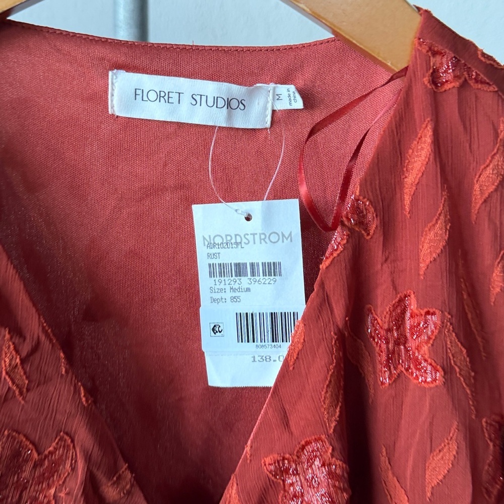 NWT Nordstrom Floret Studios Dress Size Medium - Picture 3 of 6